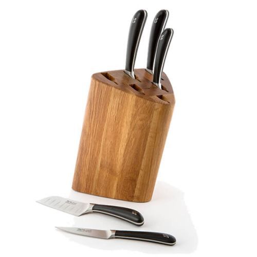 Robert Welch Signature Prism Oak Knife Block Set 7 Piece