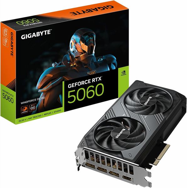 GIGABYTE GeForce RTX 5060 WINDFORCE OC 8G